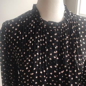Adrianna Papell Hearts ♥️ Blouse, Size Small